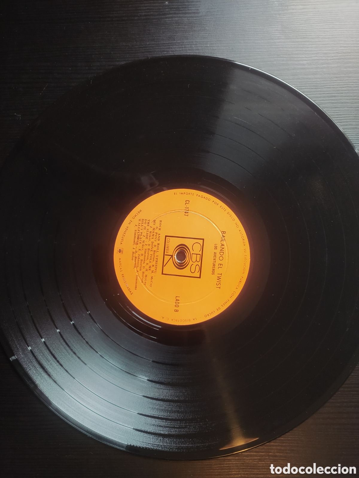 Discos de vinilo: Bailando el twist con los aventureros - Foto 4