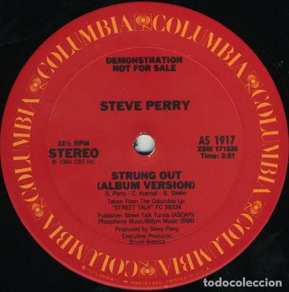 Discos de vinilo: Steve Perry &ndash; Strung Out- PROMO - Foto 1