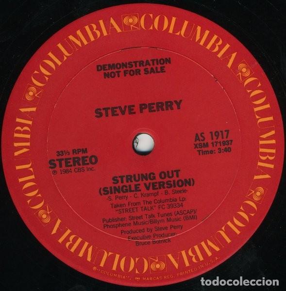 Discos de vinilo: Steve Perry &ndash; Strung Out- PROMO - Foto 2