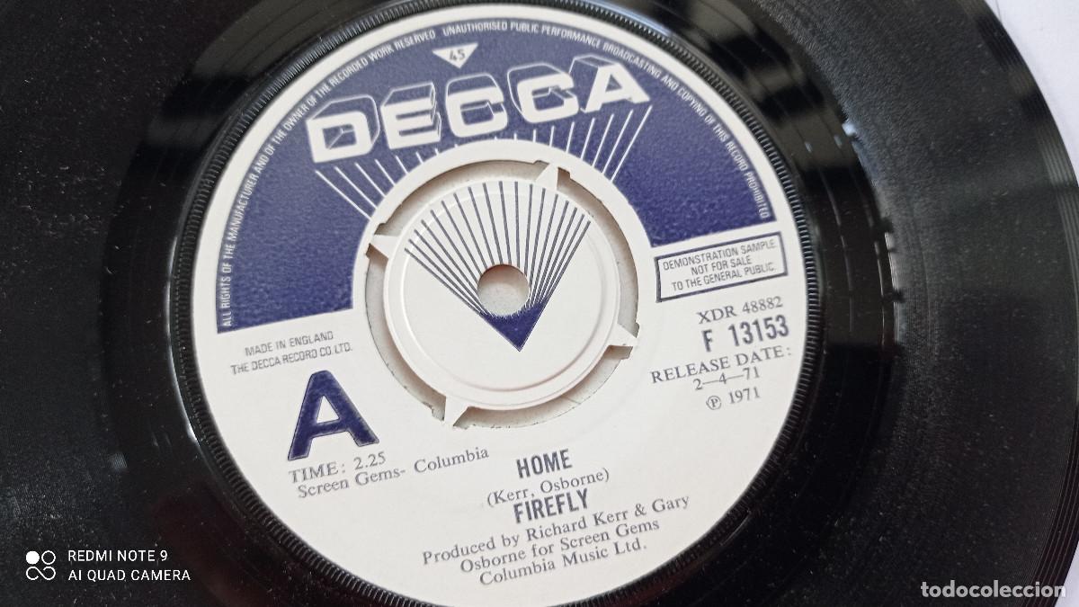 Discos de vinilo: FIREFLY - Home / A Nice Idea - SINGLE UK DEMO DECCA 1971 // SOFT POP - Foto 2