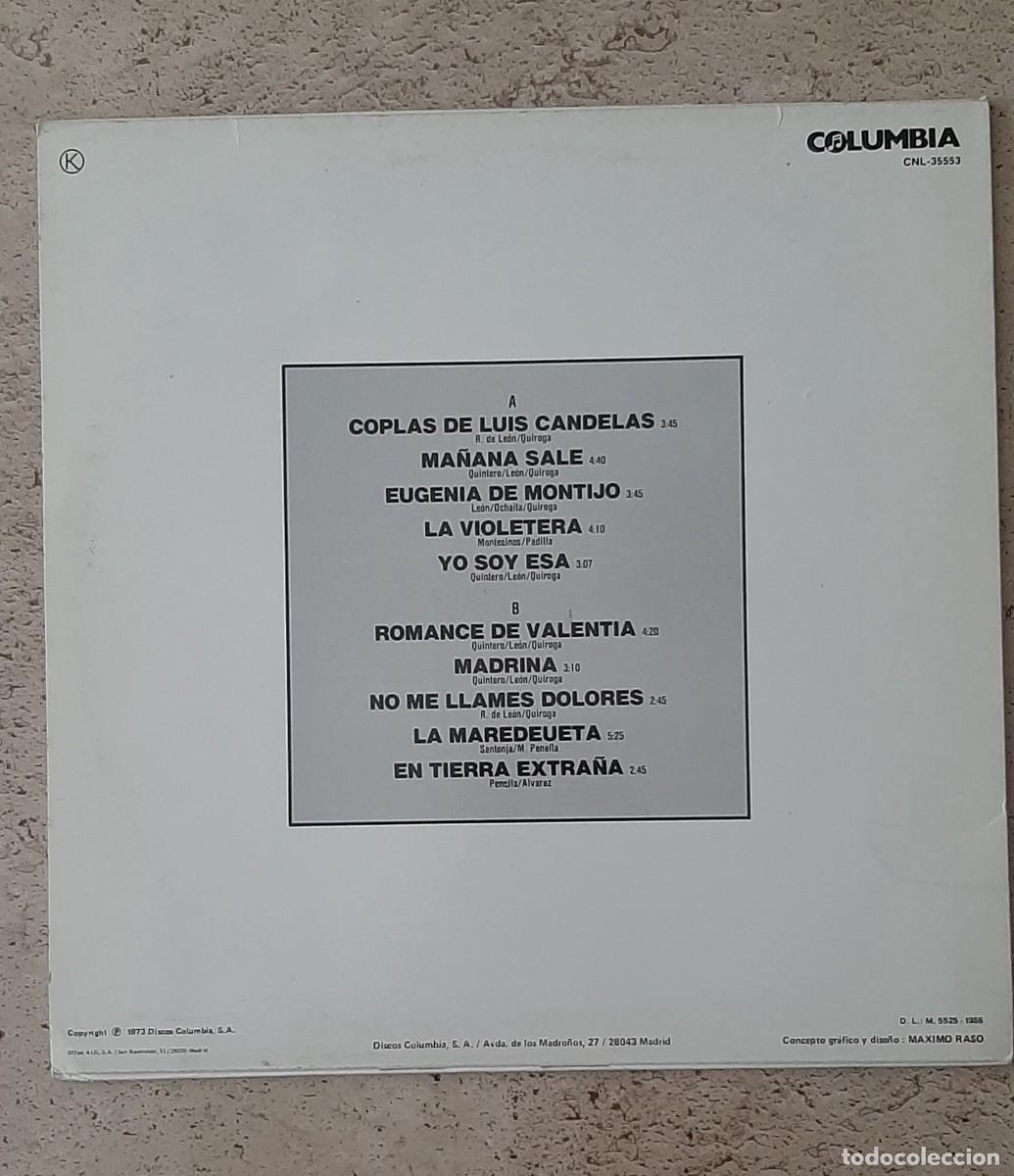 Discos de vinilo: DISCO LP CONCHITA PIQUER - Foto 2