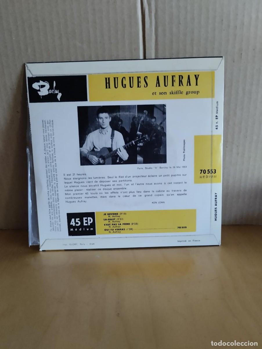 Discos de vinilo: HUGUES AUFRAY ---- JA REVIENS + 3 - Foto 2