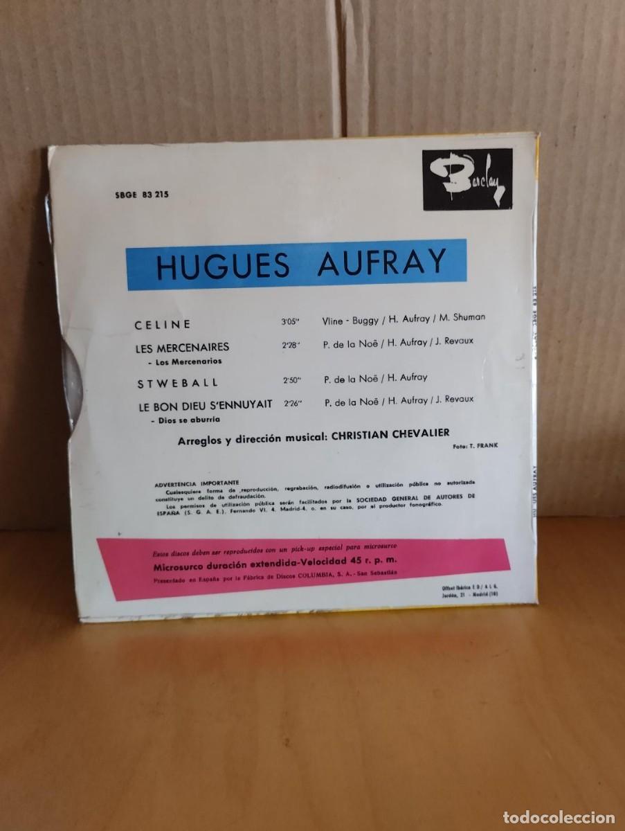 Discos de vinilo: HUGUES AUFRAY ---- CELINE +3 - Foto 2