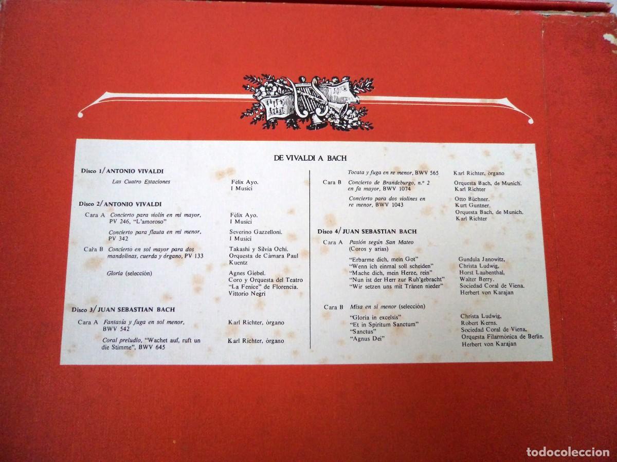 Discos de vinilo: 4 LPs de Vivaldi a Bach - Foto 2