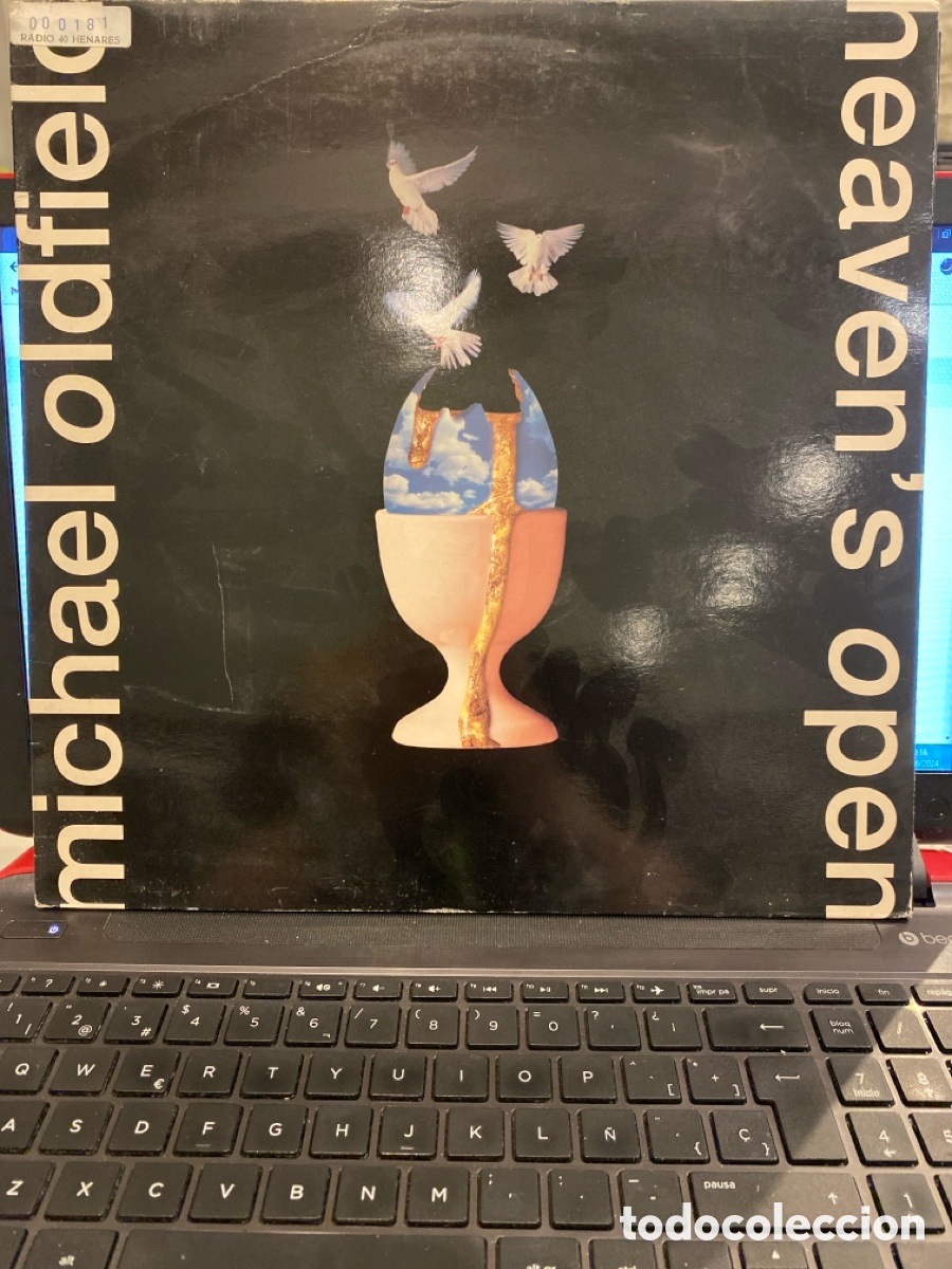 Discos de vinilo: MICHAEL OLDFIELD - HEAVENS OPEN LP SPAIN - Foto 1