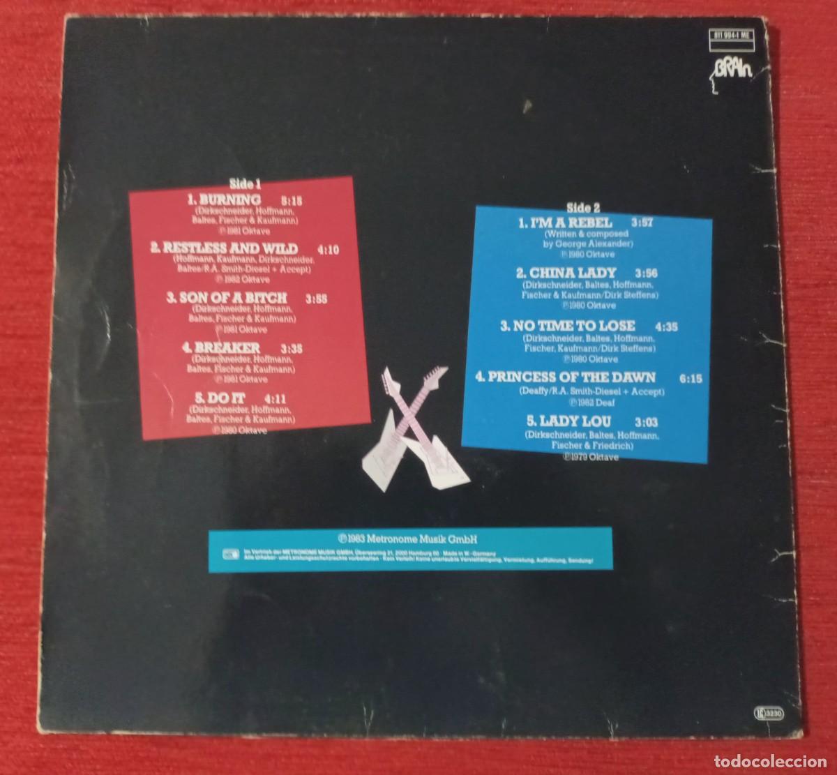 Discos de vinilo: ACCEPT - BEST OF - LP - Foto 2