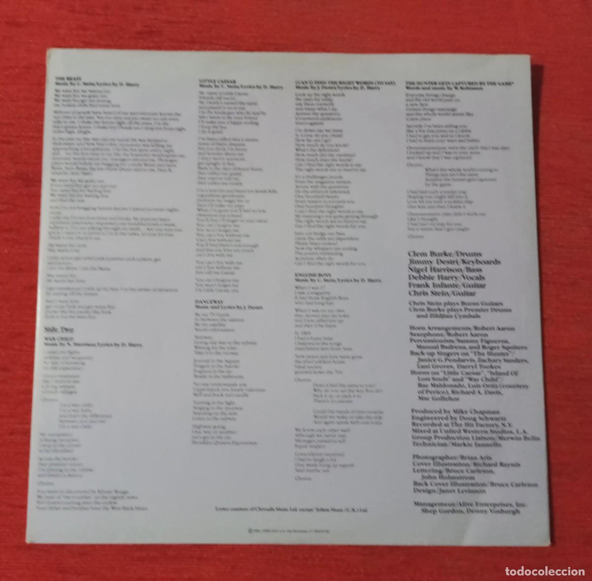 Discos de vinilo: BLONDIE - THE HUNTER - LP - Foto 3
