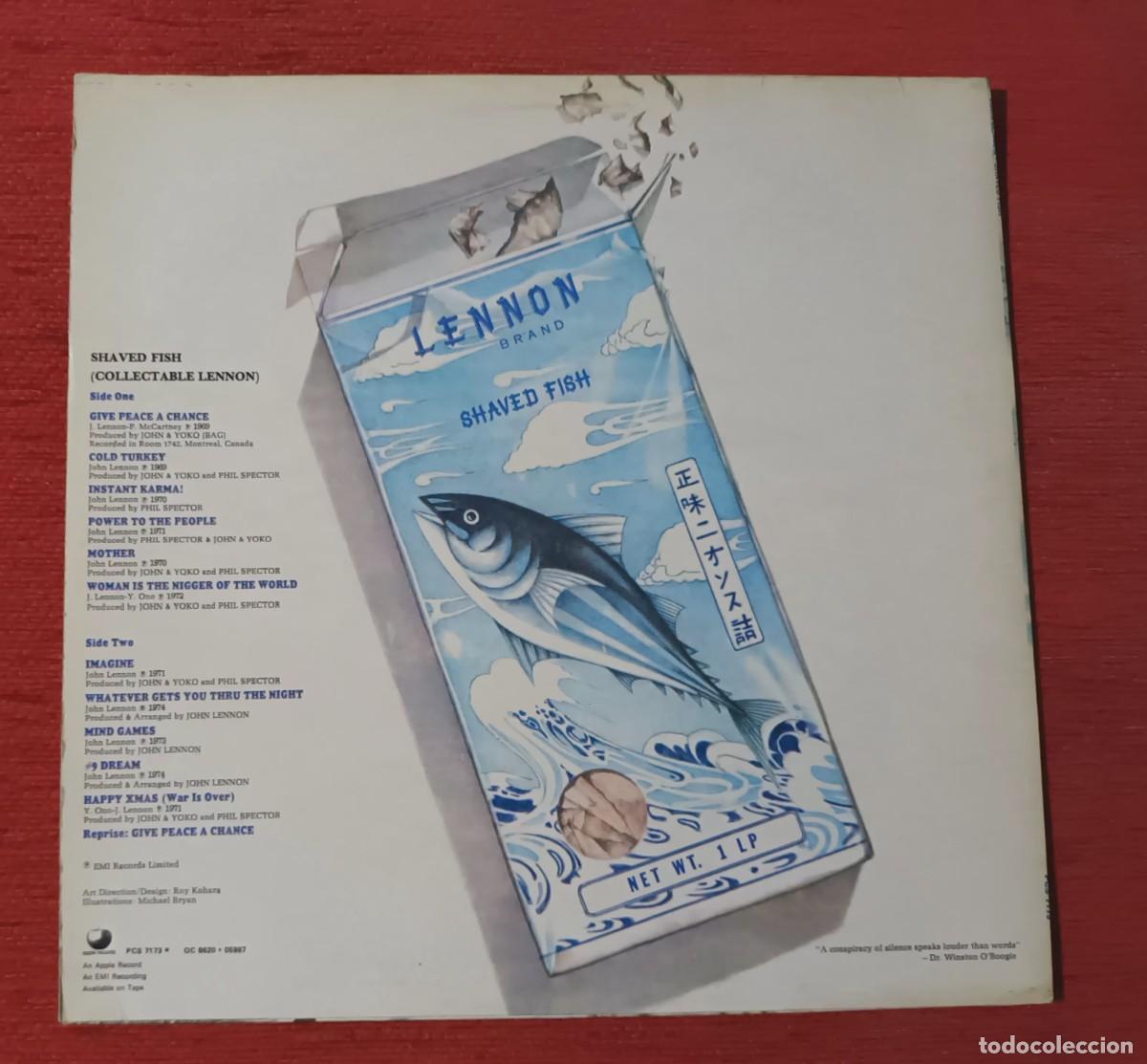 Discos de vinilo: JOHN LENNON - SHAVED FISH - LP - Foto 2