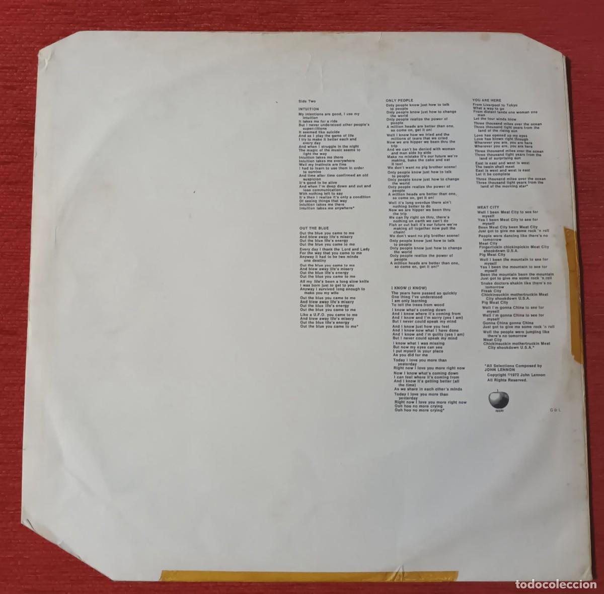 Discos de vinilo: JOHN LENNON - MIND GAMES - LP - Foto 4