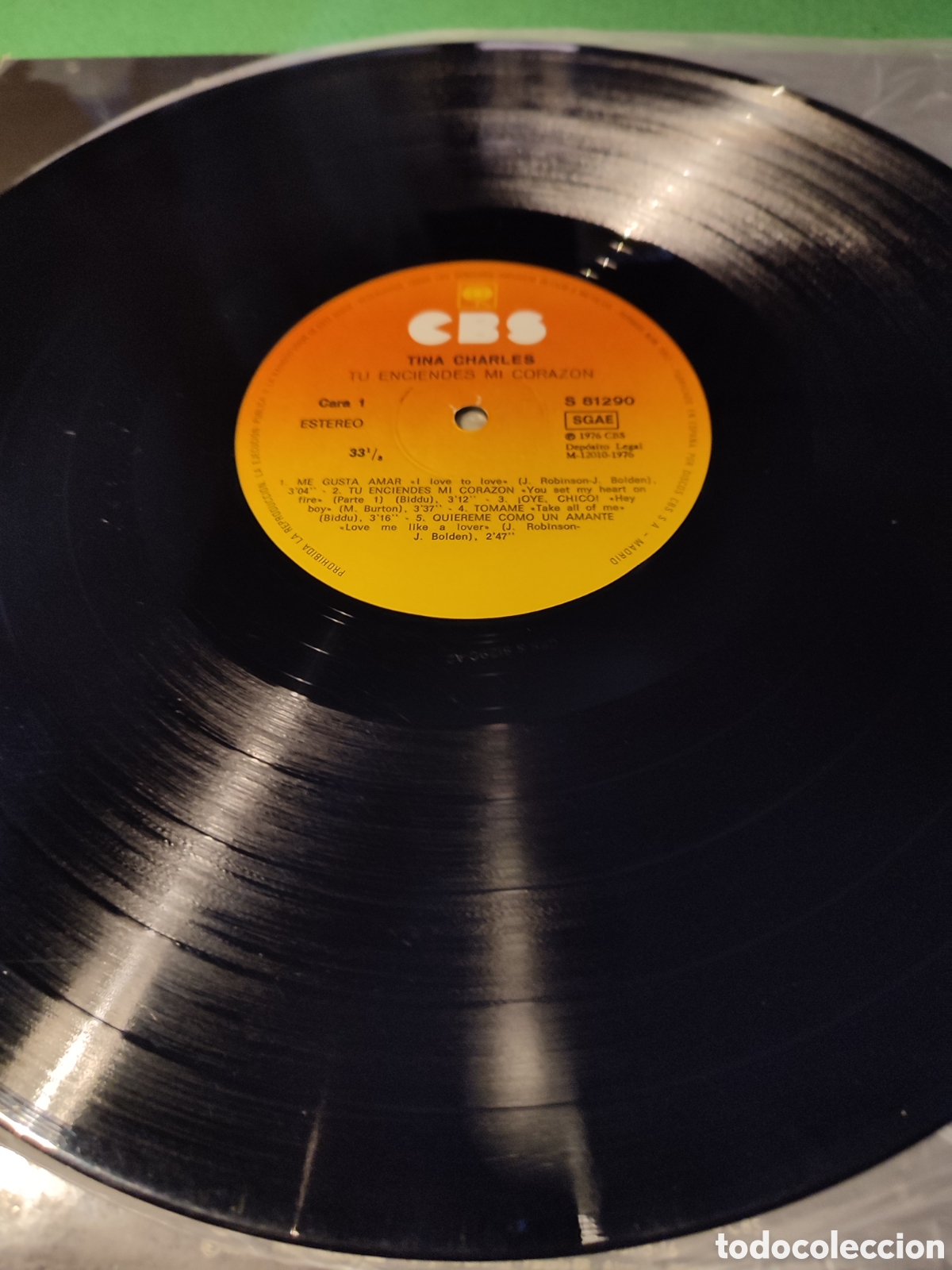 Discos de vinilo: Tina Charles - T&uacute; enciendes mi coraz&oacute;n - Foto 3