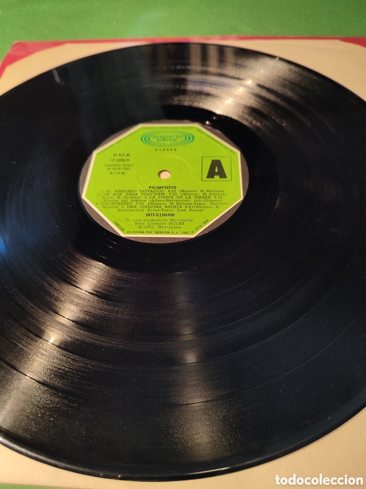 Discos de vinilo: Inti-Illimani - Palimpsesto Vinilo Lp - Foto 3
