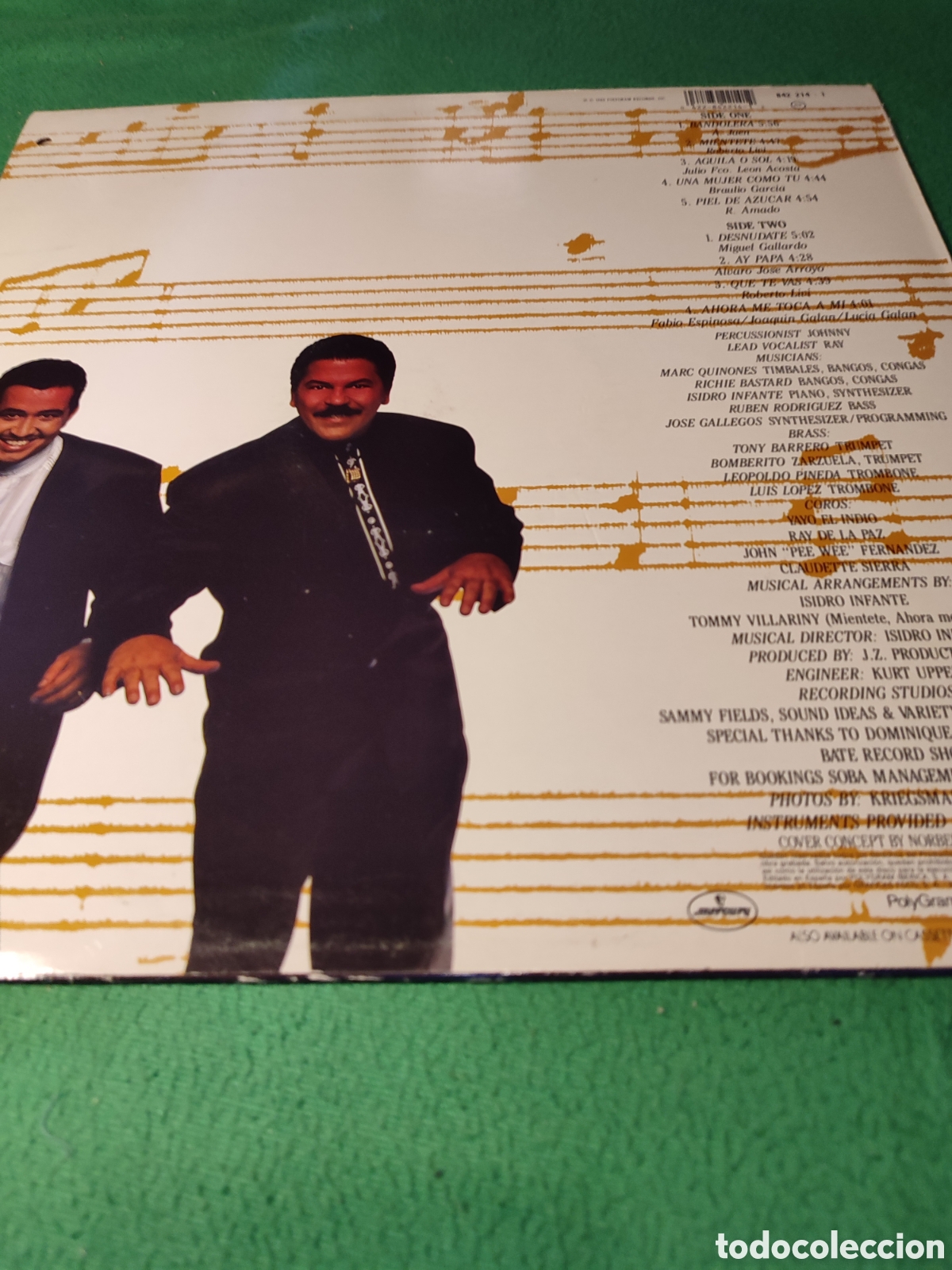 Discos de vinilo: Johnny & Ray - Salsa con clase Vinilo Lp - Foto 2