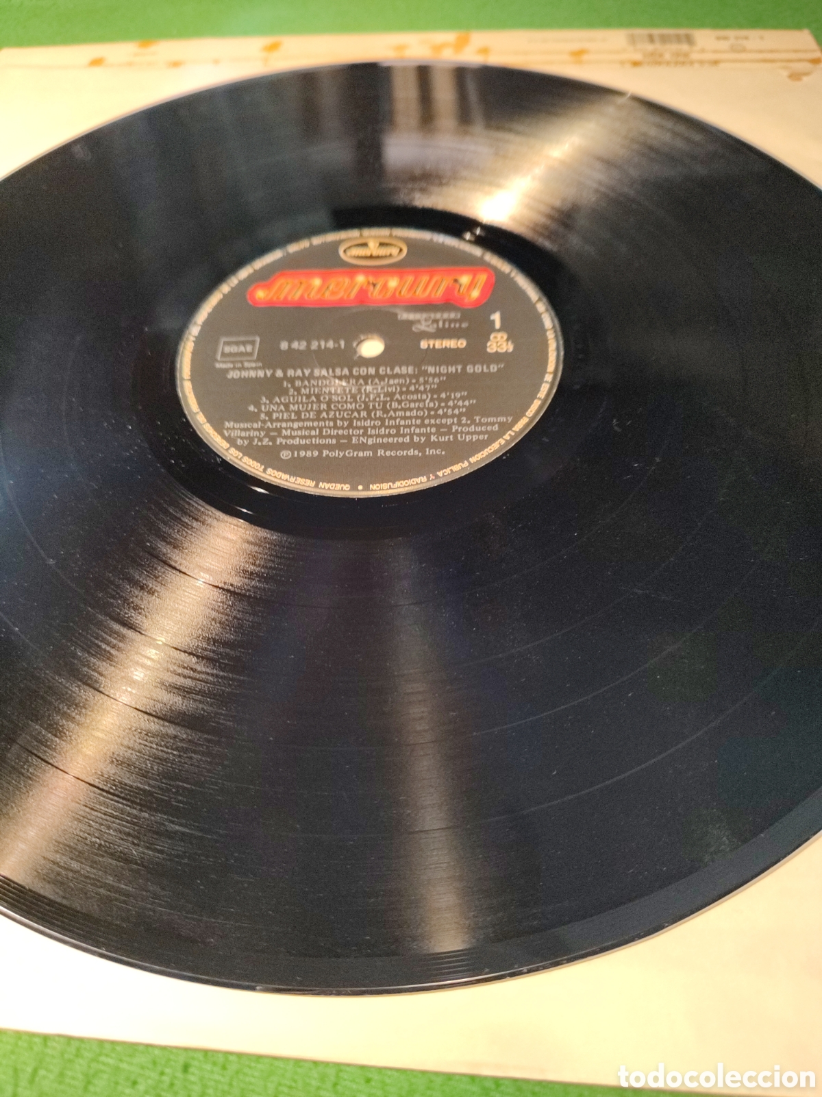 Discos de vinilo: Johnny & Ray - Salsa con clase Vinilo Lp - Foto 3