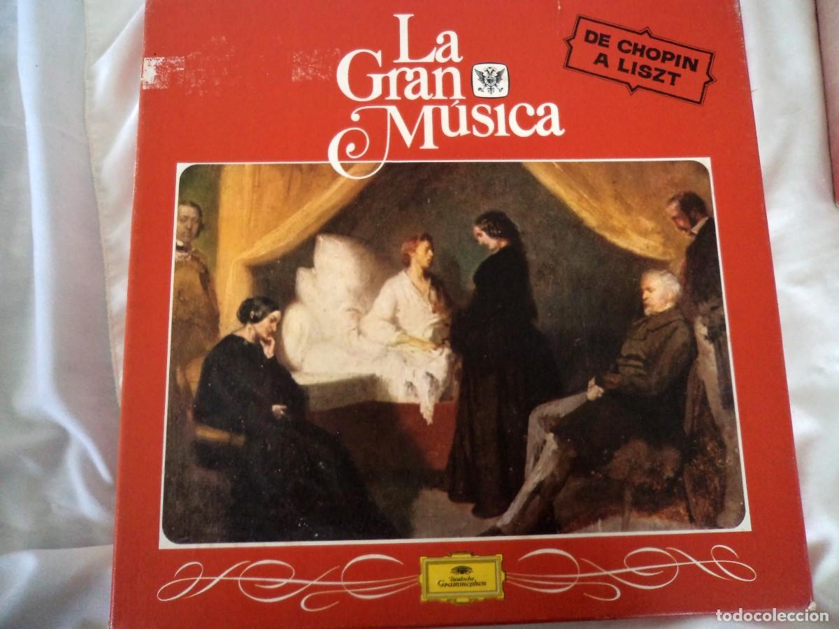 Discos de vinilo: 4 LPs de Chopin a Liszt y libro explicativo - Foto 1