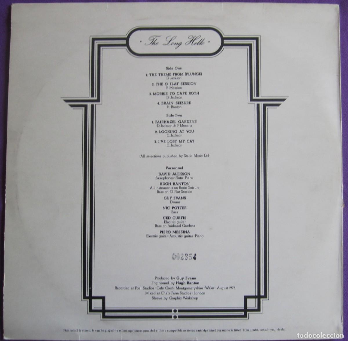 Discos de vinilo: VAN DER GRAAF GENERATOR / THE LONG HELLO: THE LONG HELLO. TREMENDO PROGRESIVO. ORIGINAL U.K. - Foto 2