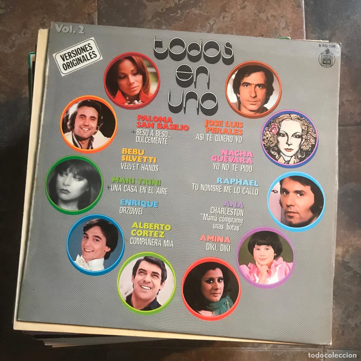 Discos de vinilo: VV.AA. - TODOS EN UNO VOL. 2 - LP HISPAVOX 1978 - Foto 1
