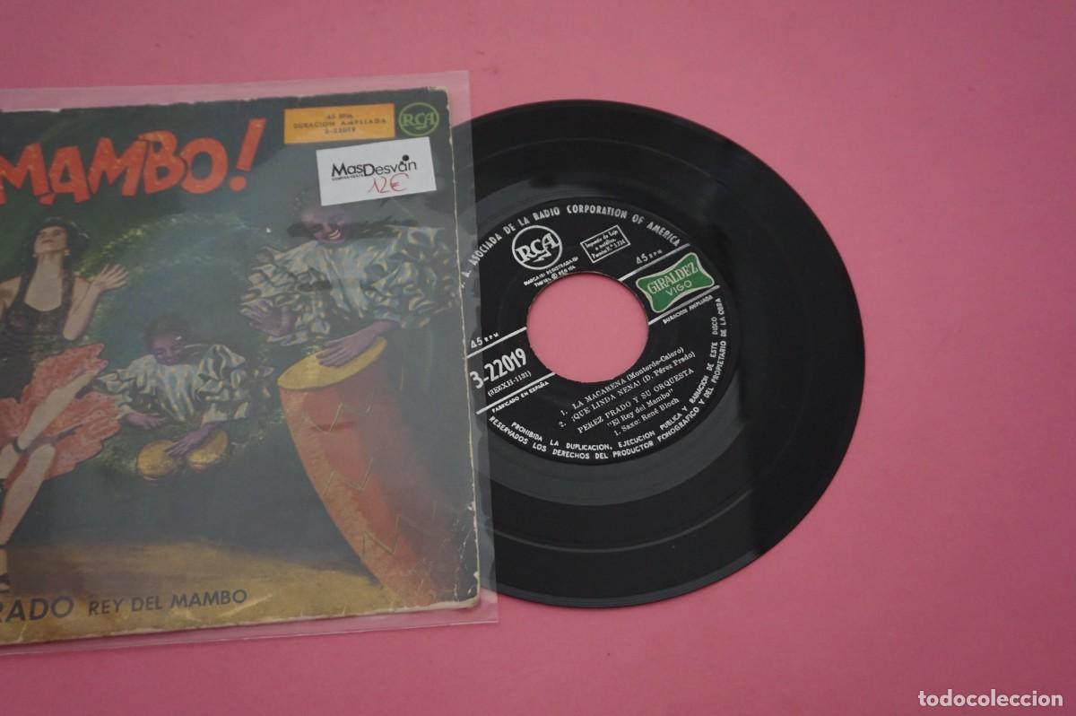Discos de vinilo: SINGLE - PEREZ PRADO - MAMBO - REY DEL MAMBO - VINILO EN ESTADO EXCELENTE - Foto 2