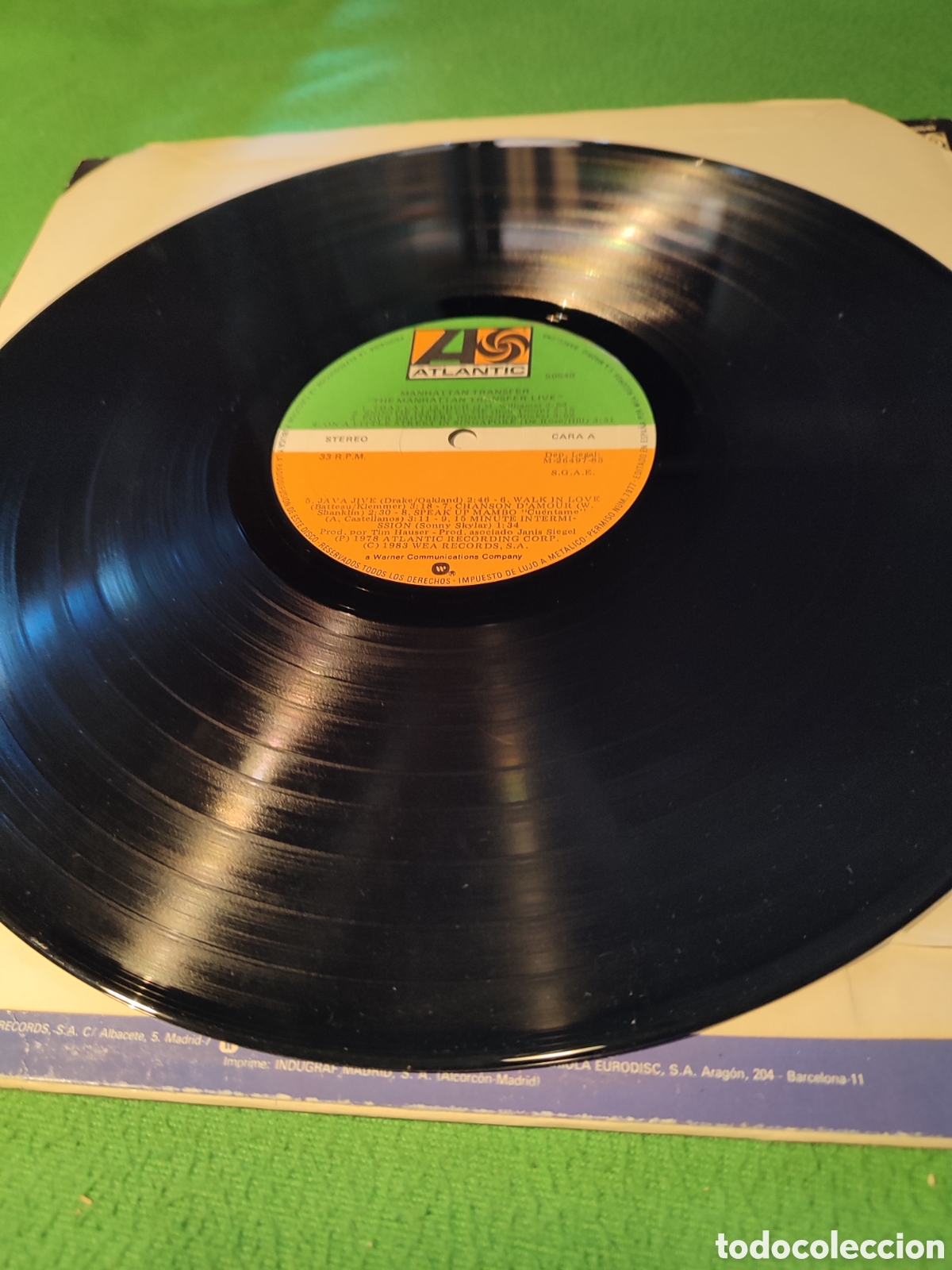 Discos de vinilo: The Manhattan Transfer - Live Vinilo Lp - Foto 3