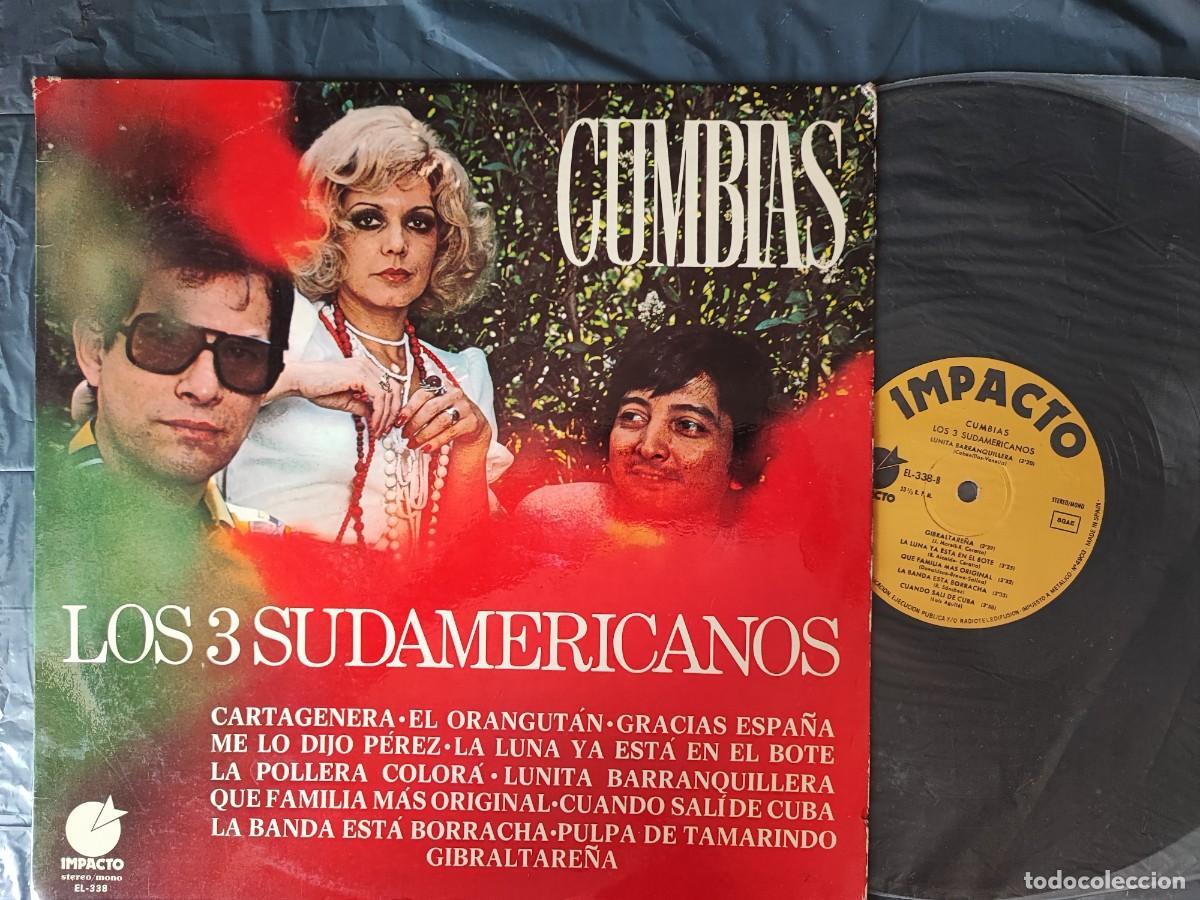 Discos de vinilo: LP CUMBIAS LOS 3 SUDAMERICANOS. - Foto 1