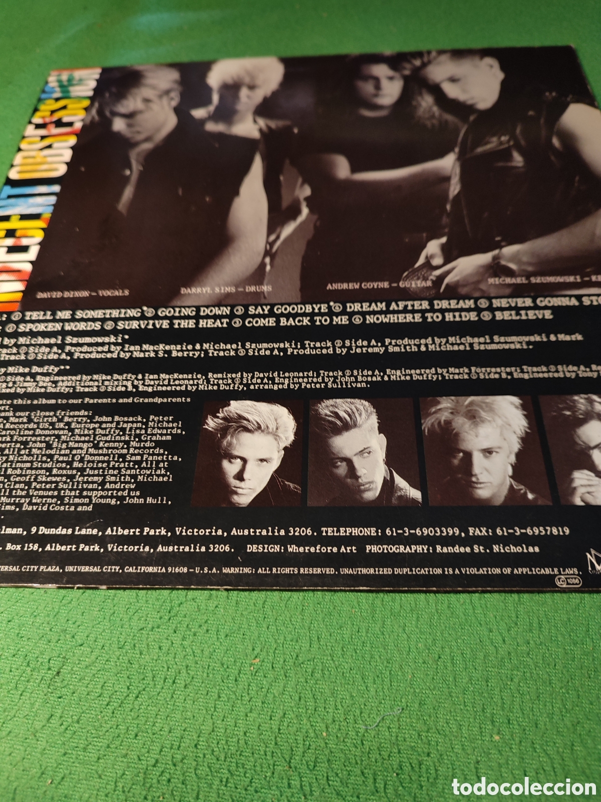 Discos de vinilo: Indecent obsession - Same Vinilo Lp - Foto 2