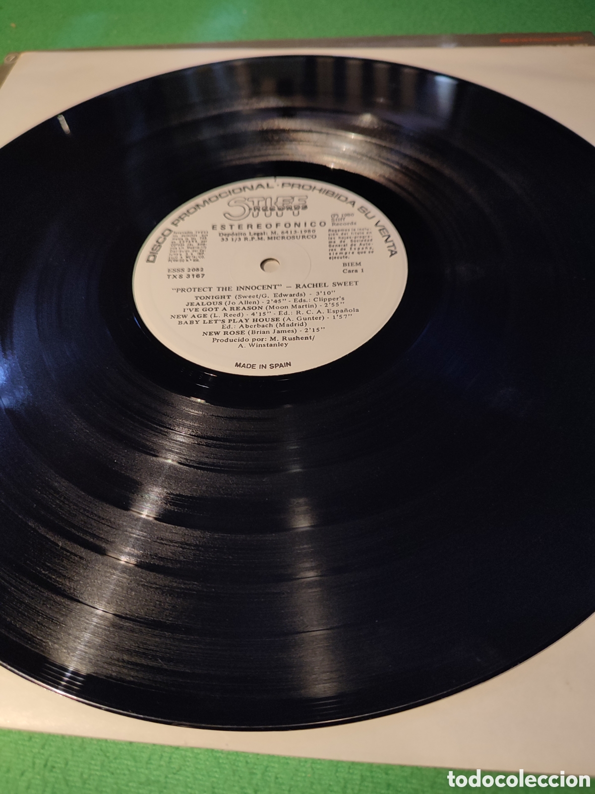 Discos de vinilo: Rachel Sweet - Protect the innocent - Foto 3