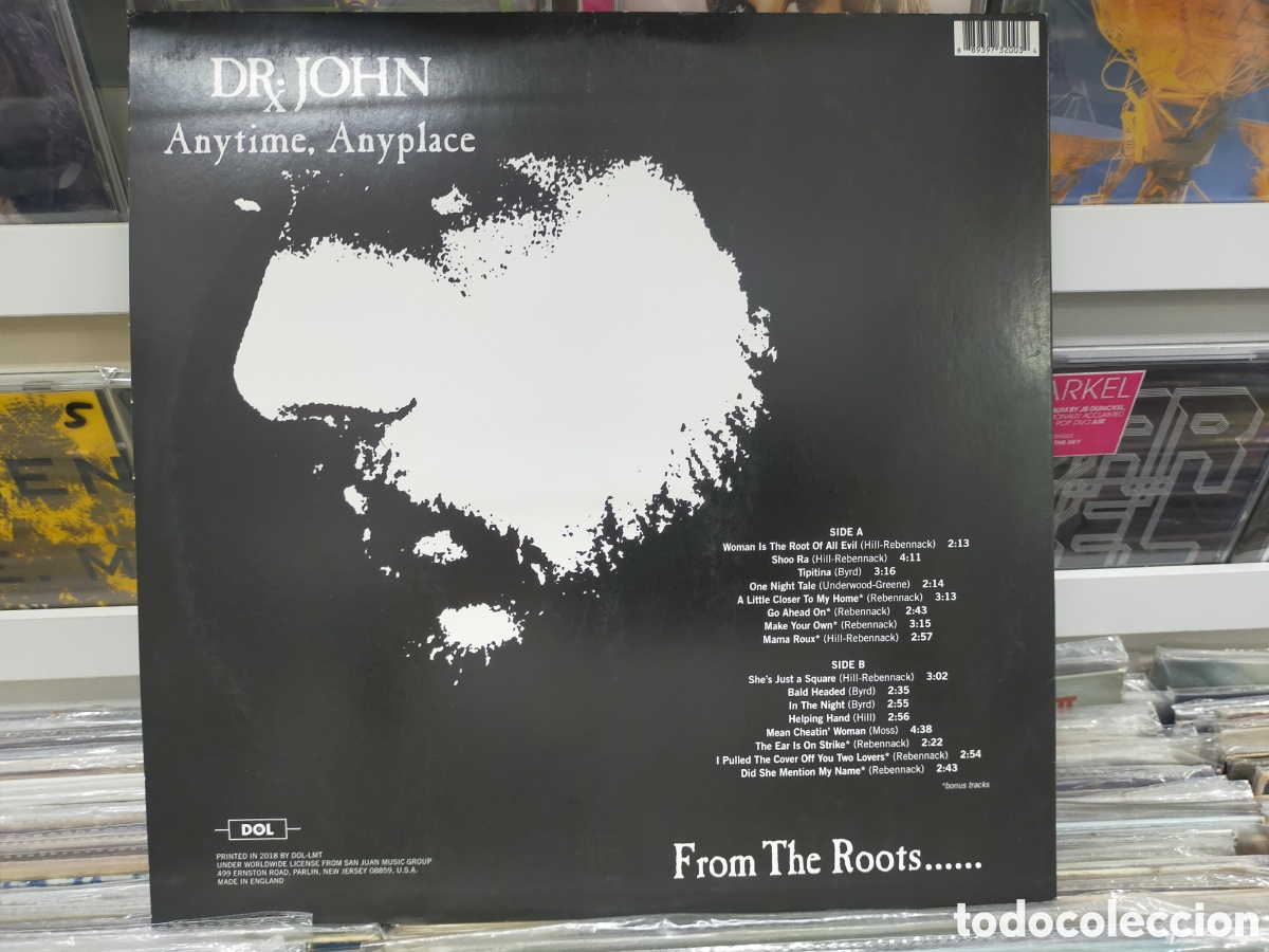 Discos de vinilo: Dr. John LP anytime,anyplace 2018 - Foto 2