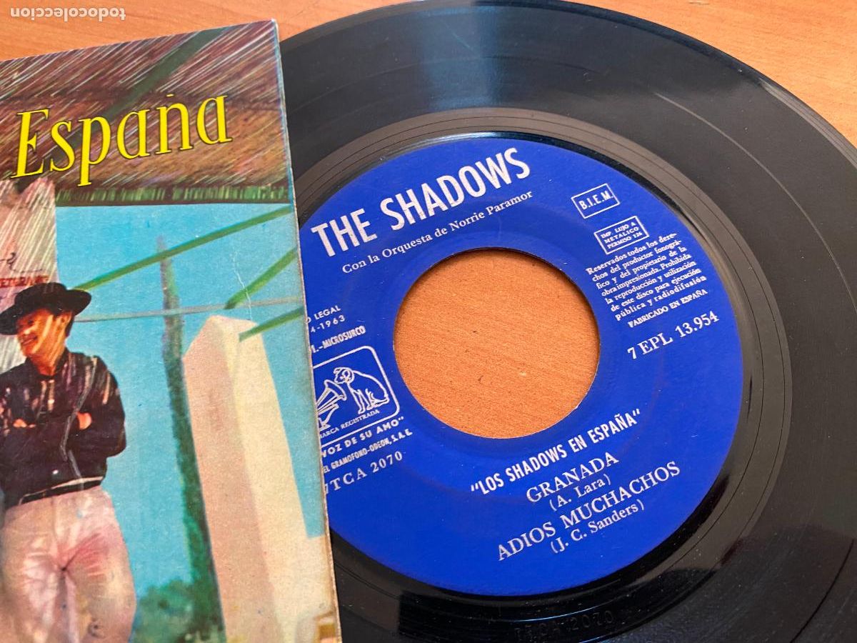 Discos de vinilo: LOS SHADOWS EN ESPA&Ntilde;A (GRANADA + 3) EP (EPI27) - Foto 2