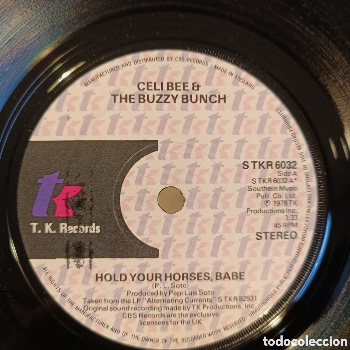 Discos de vinilo: Celi Bee & The Buzzy Bunch &ndash; Hold Your Horses, Babe - Foto 1