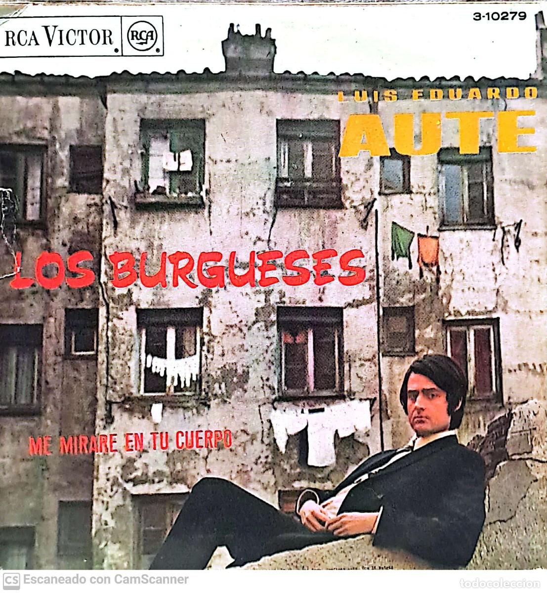 Discos de vinilo: Luis Eduardo Aute &lrm;&ndash; Los Burgueses - Foto 2