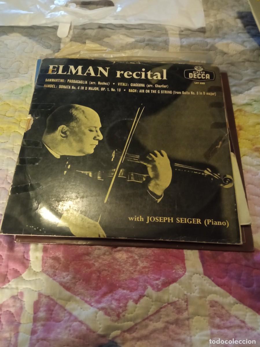 Discos de vinilo: Mischa Elman recital - Foto 1