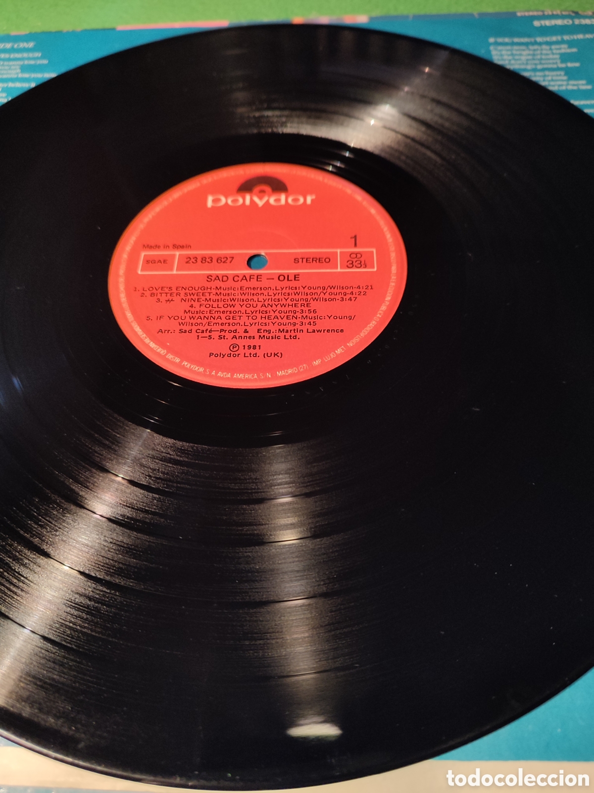 Discos de vinilo: Sad Caf&eacute; - Ol&eacute; Vinilo Lp - Foto 3