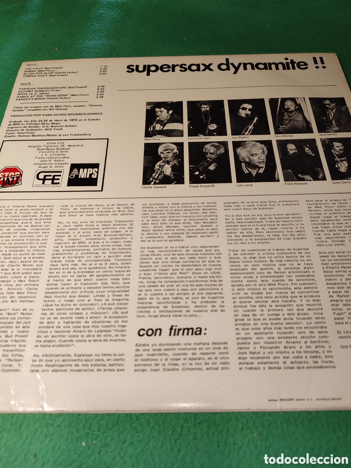Discos de vinilo: Supersaxo - Dynamite - Foto 2