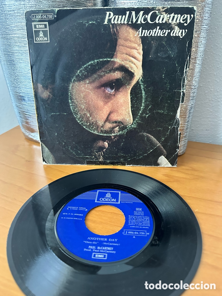 Discos de vinilo: PAUL MCCARTNEY BEATLES SG ANOTHER DAY SPAIN - Foto 1
