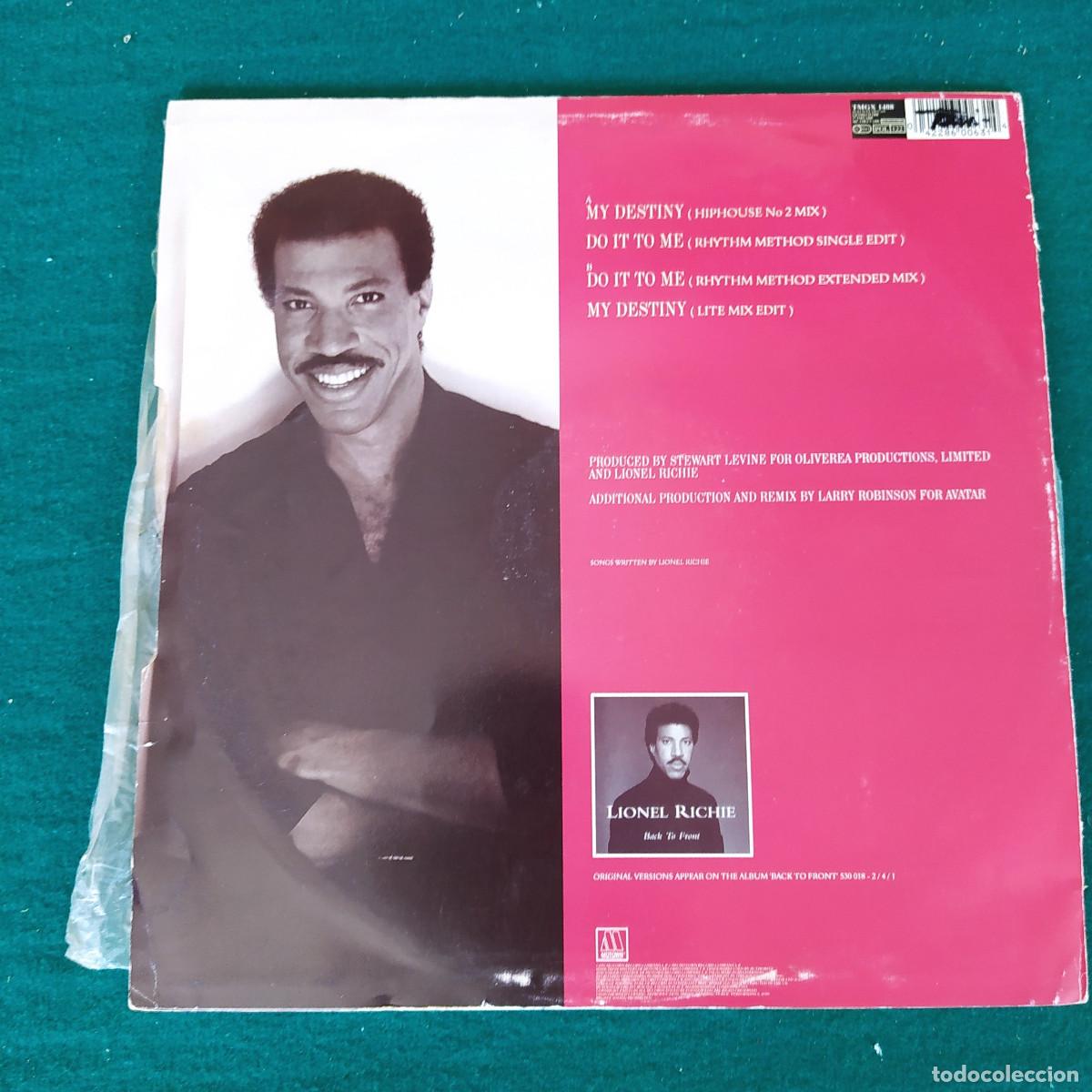 Discos de vinilo: Lionel Richie &ndash; My Destiny - Foto 2