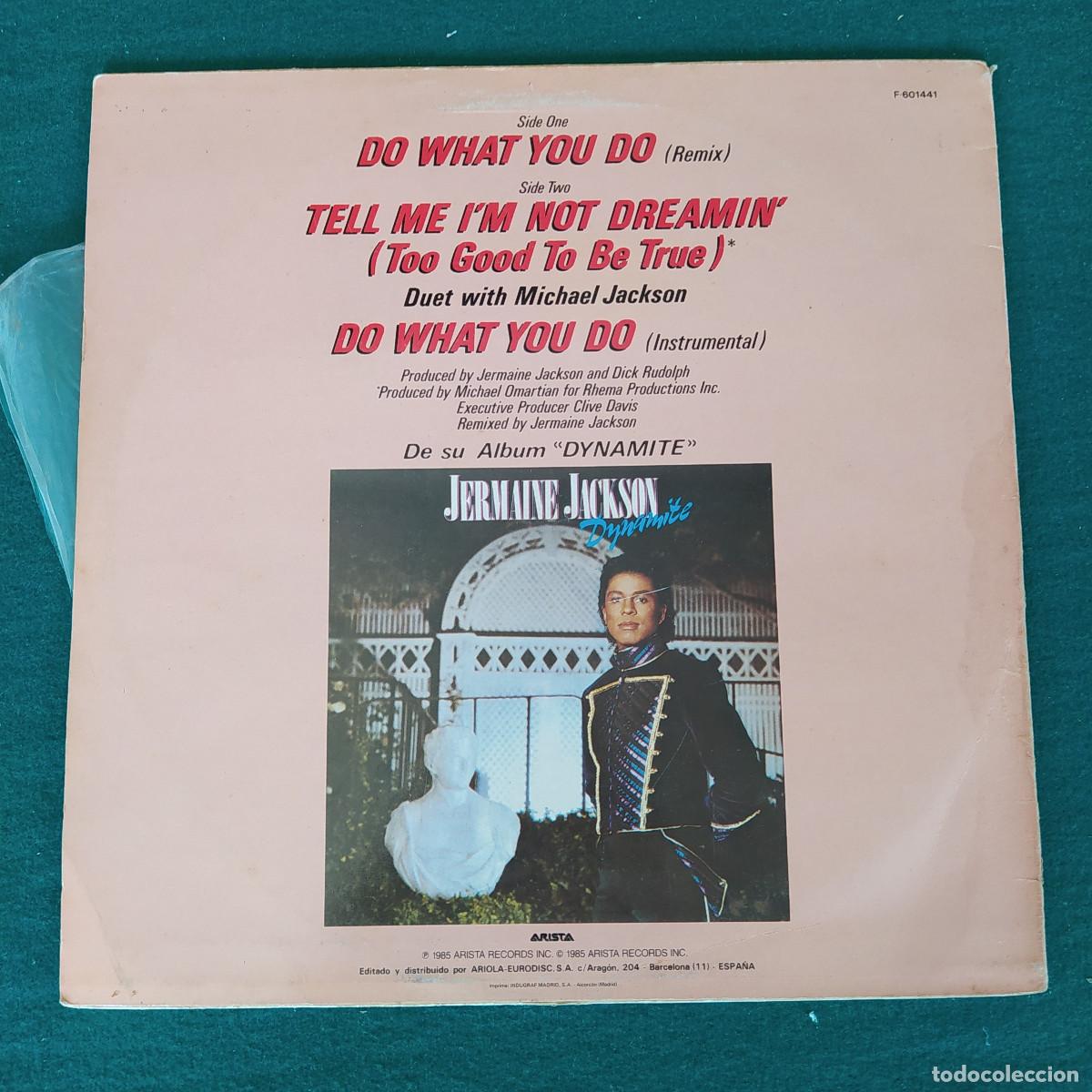 Discos de vinilo: Jermaine Jackson &ndash; Do What You Do (Remix) - Foto 2