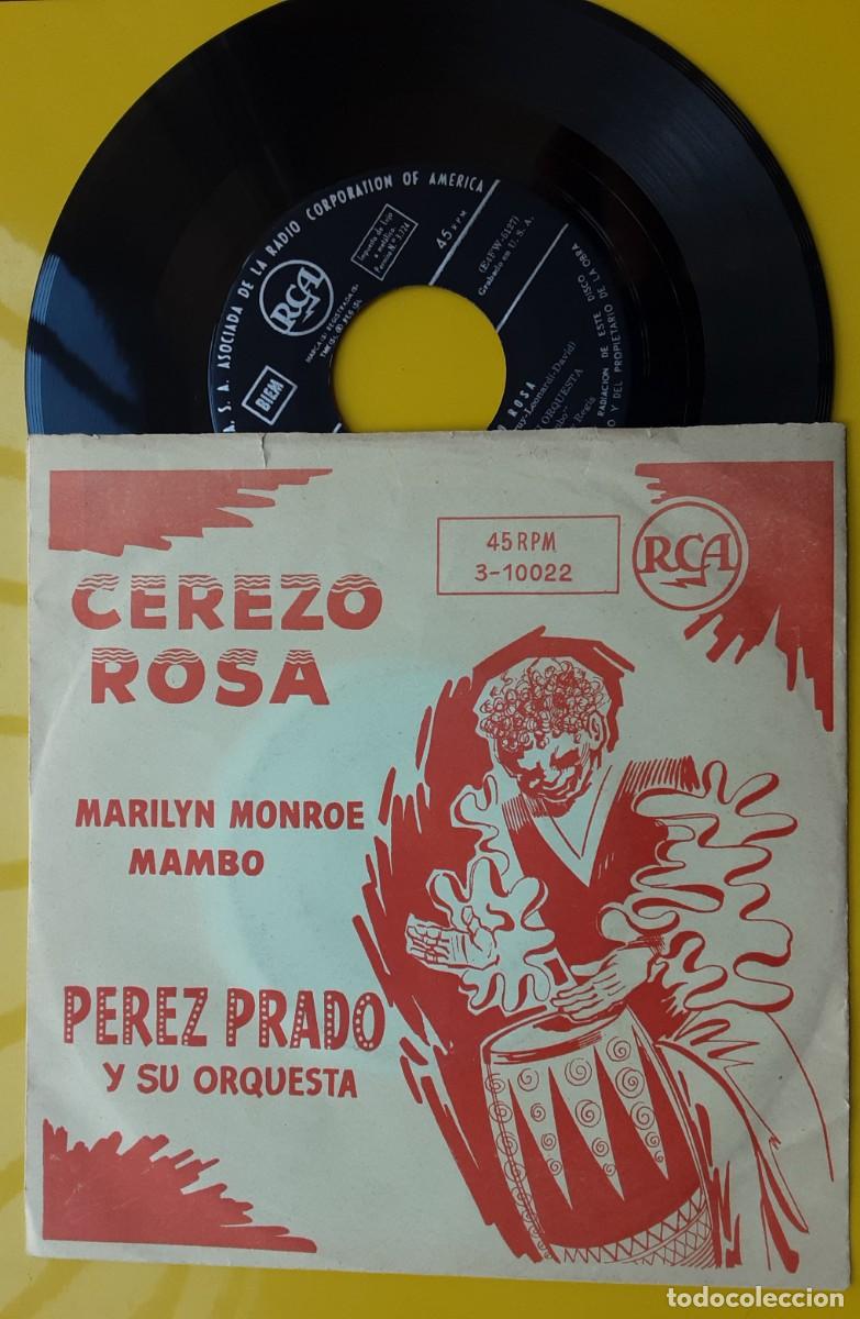 Discos de vinilo: P&eacute;rez Prado, Cerezo Rosa, Marilyn Monroe mambo - Foto 1