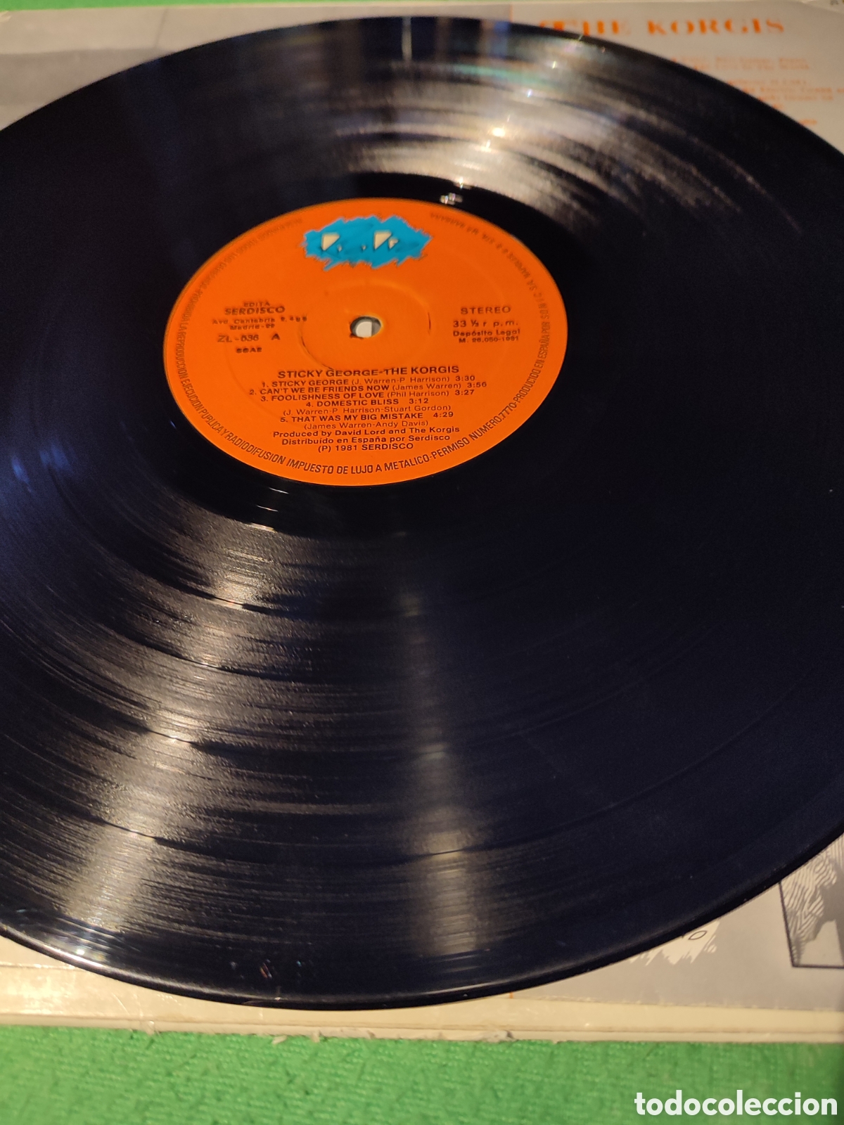 Discos de vinilo: The Korgis - Sticky George Vinilo Lp - Foto 3