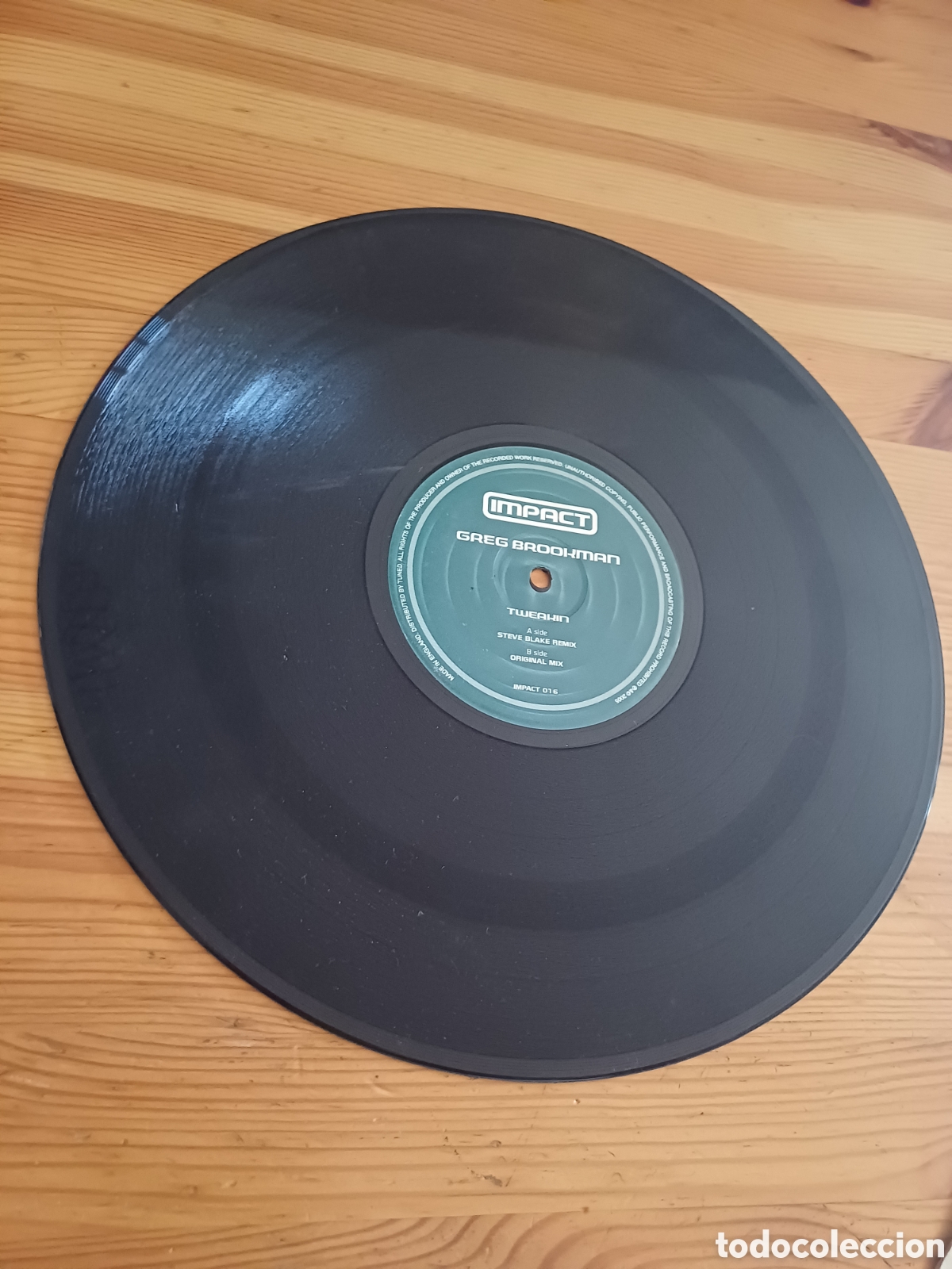 Discos de vinilo: Impact Greg Brookman Tweakin House Disco Electronic - Foto 1