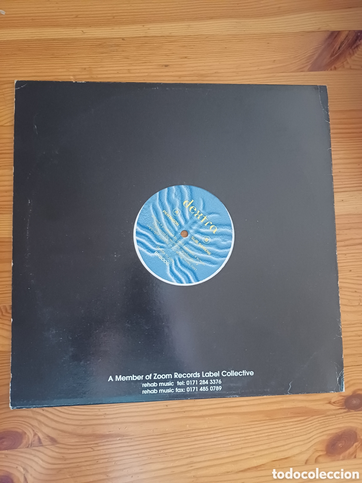 Discos de vinilo: Dextra Pentagon Re-hab Music Techno - Foto 4