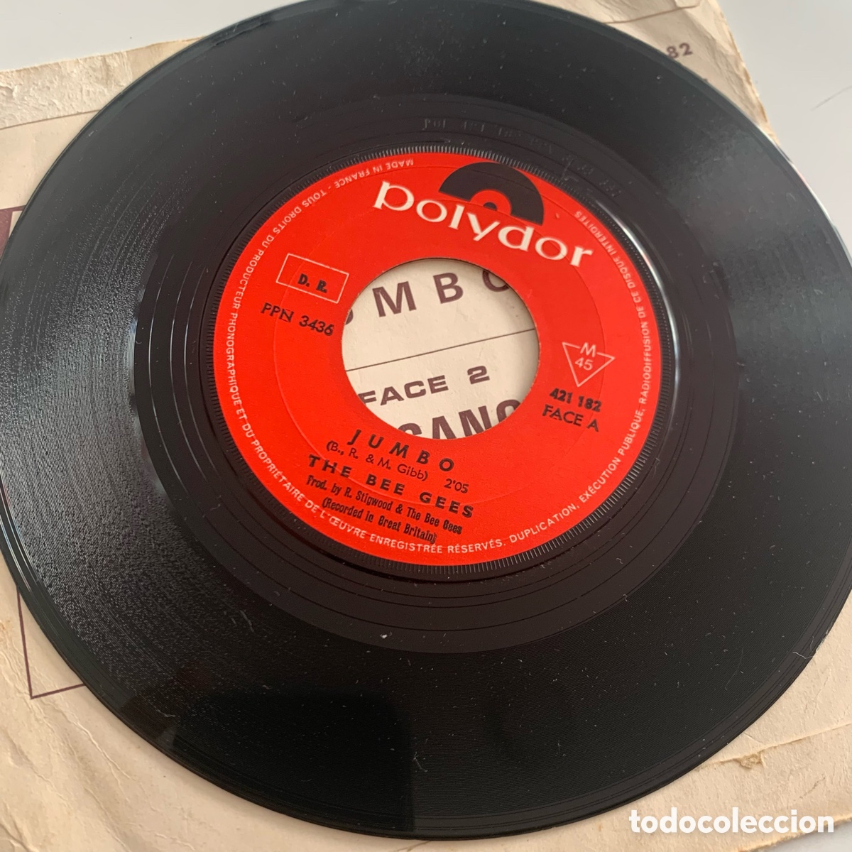Discos de vinilo: single ep de 1968 The Bee Gees &ndash; Jumbo - Foto 4