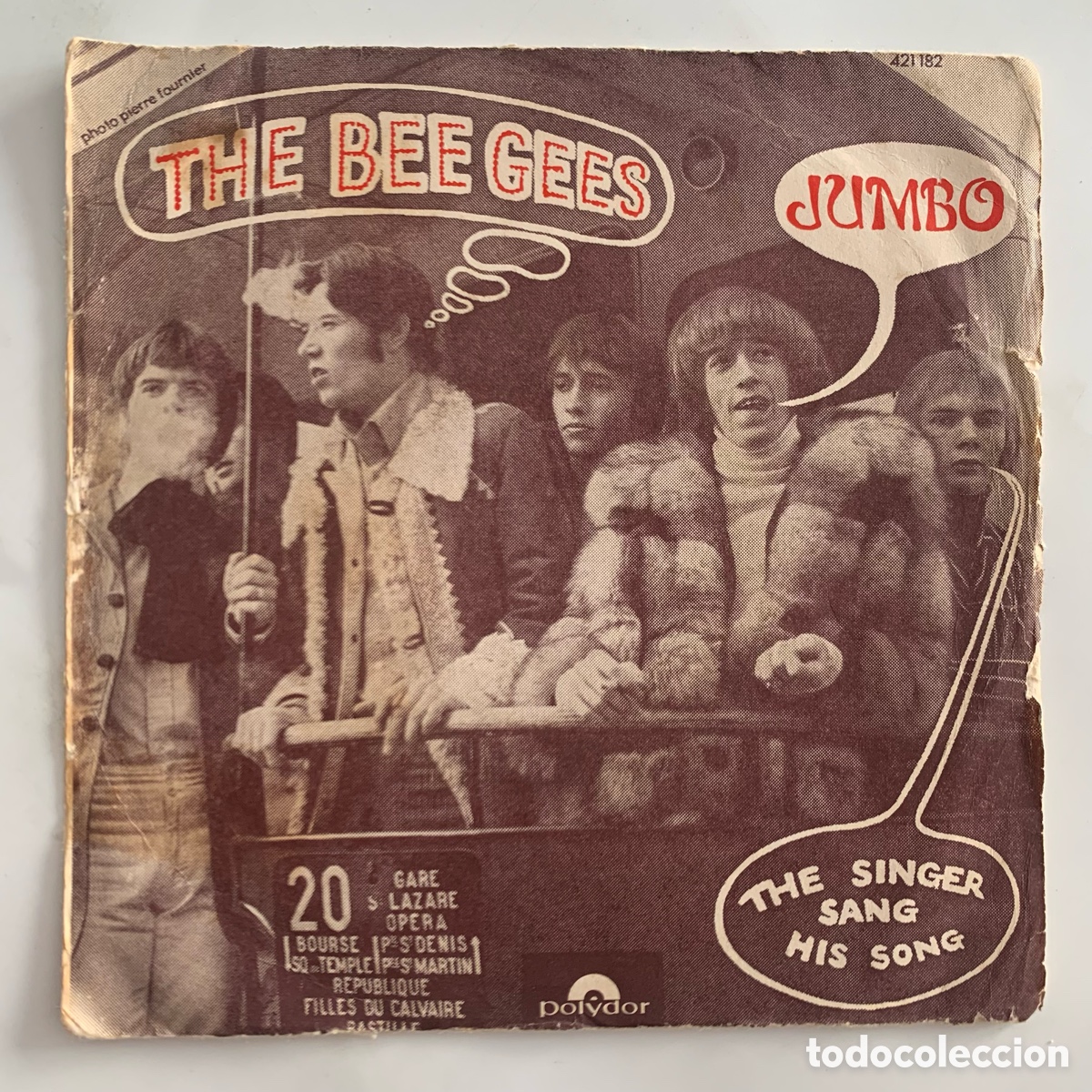 Discos de vinilo: single ep de 1968 The Bee Gees &ndash; Jumbo - Foto 1