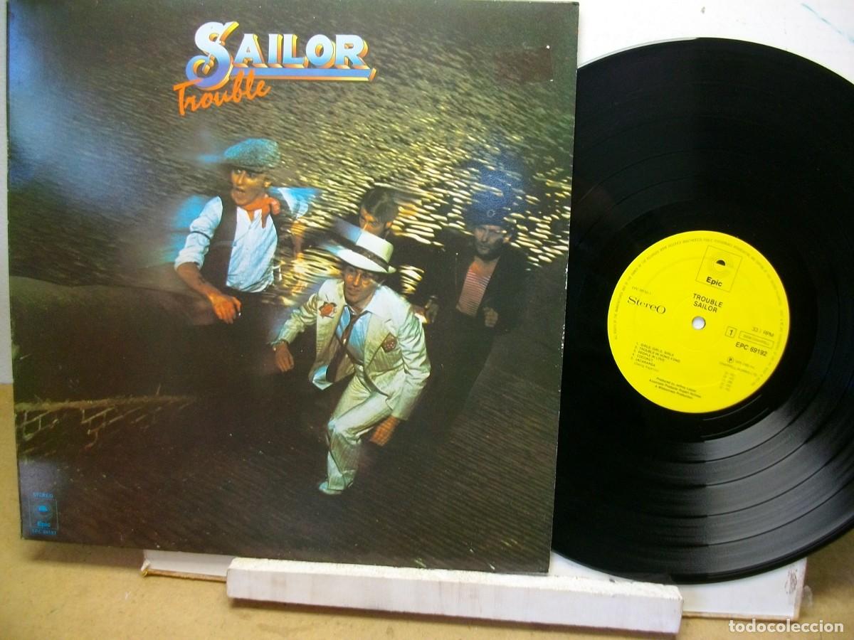 Discos de vinilo: Sailor &ndash; Trouble LP 1975 - Foto 1