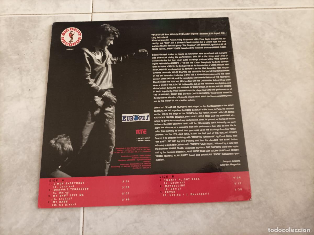 Discos de vinilo: Vince Taylor live lp 25cm - Foto 2