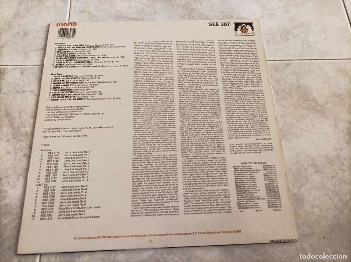 Discos de vinilo: Jerry Lee Lewis lp the ep collection - Foto 2