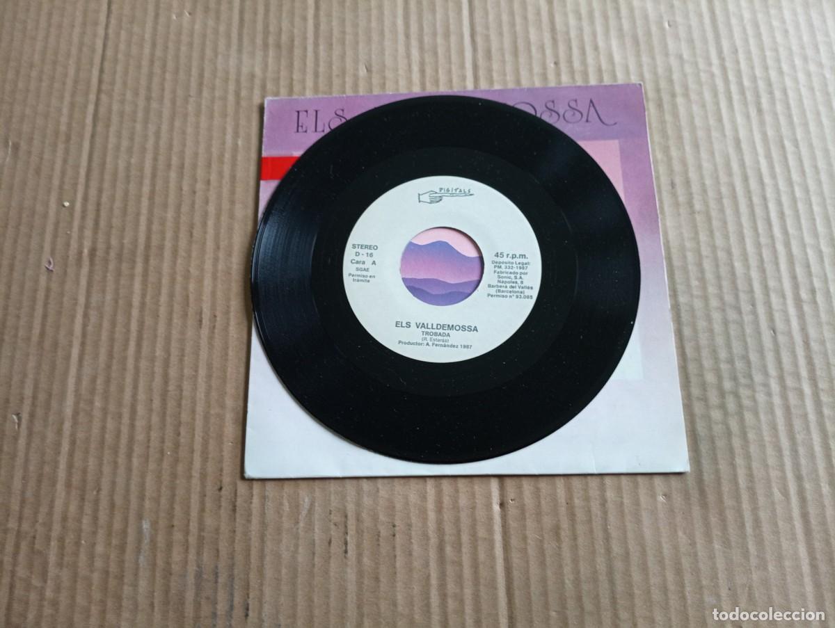 Discos de vinilo: ELS VALLDEMOSSA - TROBADA SINGLE 1987 - Foto 2