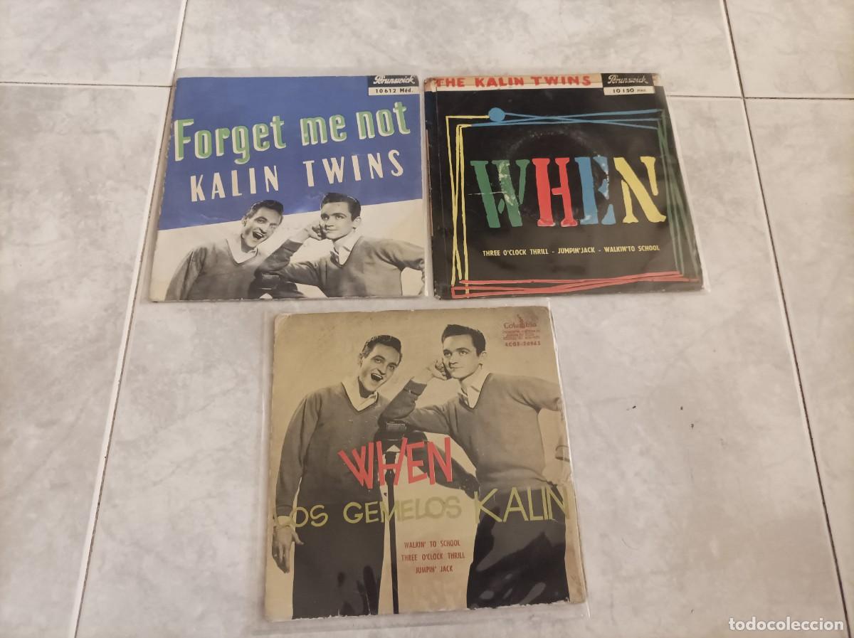 Discos de vinilo: The Kalin Twins lote eps - Foto 1