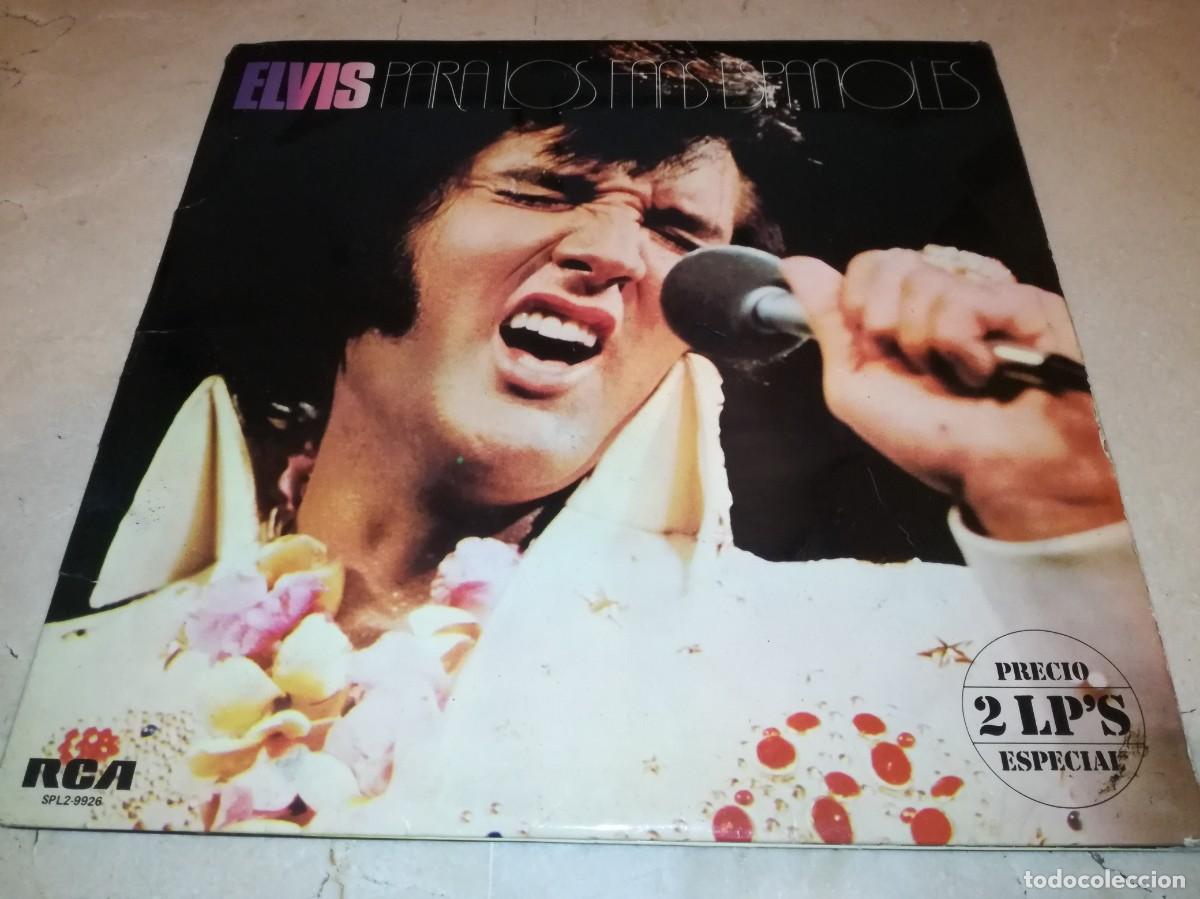 elvis presley-para los fans españoles-doble lp- - Compra venta en  todocoleccion