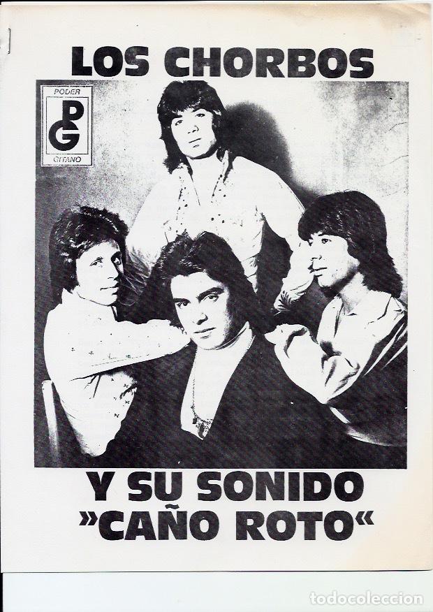 Discos de vinilo: LOS CHORBOS. El sonido ca&ntilde;o roto - Poder gitano. (vinilo lp 1075 + Hoja de prensa y poster) - Foto 4