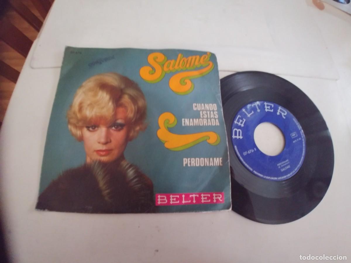 Discos de vinilo: SALOME-SINGLE CUANDO ESTAS ENAMORADA - Foto 1