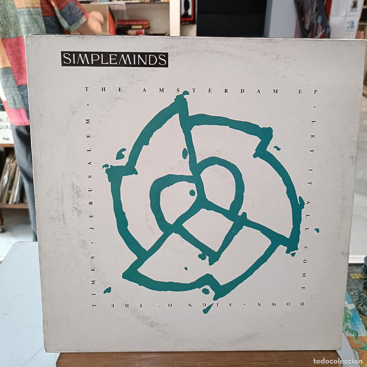 Discos de vinilo: Simple Minds - The Amsterdam E. P. - Maxi Single sello Virgin 1989 - Foto 1